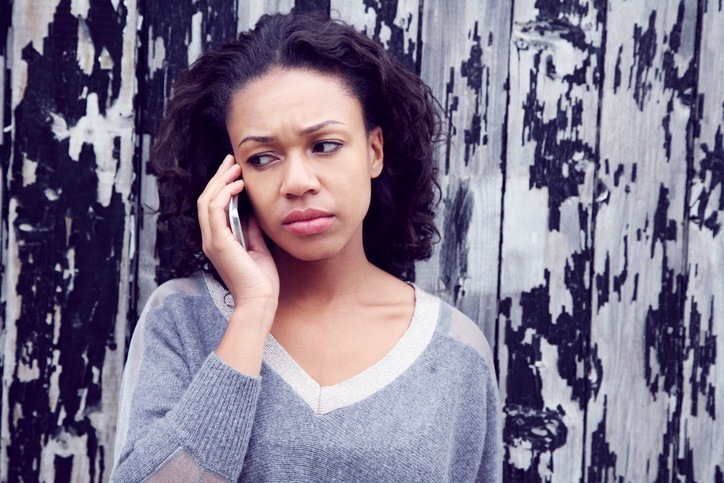 Ohio Debt Collectors Credit Repair Lawyers of America Ohio Debt Collectors Lady On Phone Outside